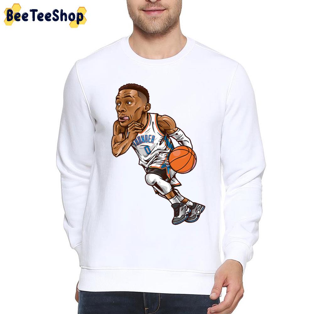 Draw Chibi Russell Westbrook Basketball Unisex T-Shirt - Beeteeshop