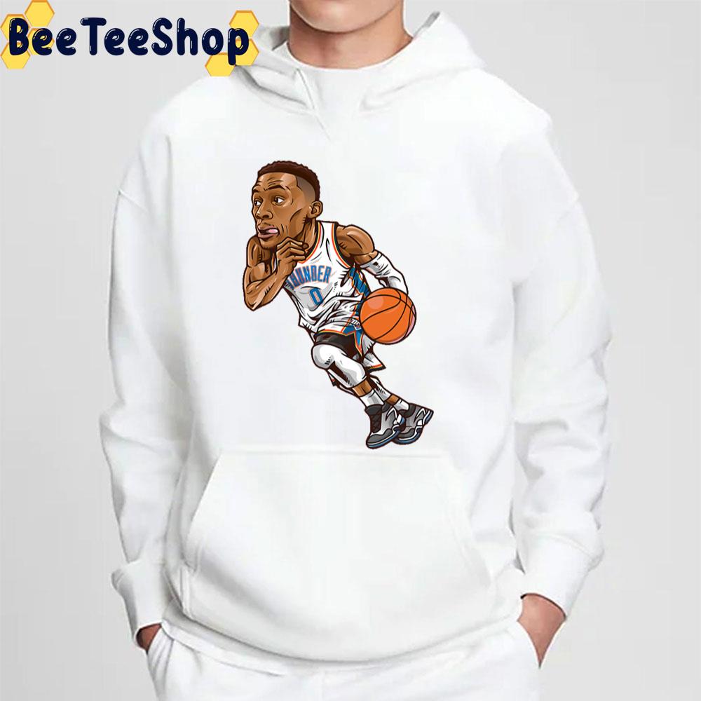 Draw Chibi Russell Westbrook Basketball Unisex T-Shirt - Beeteeshop