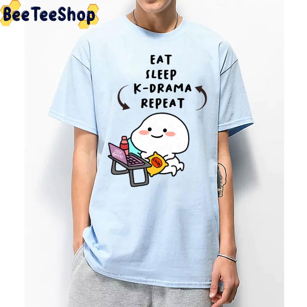 Eat Sleep Kdrama Repeat Funny K Drama Unisex T-Shirt