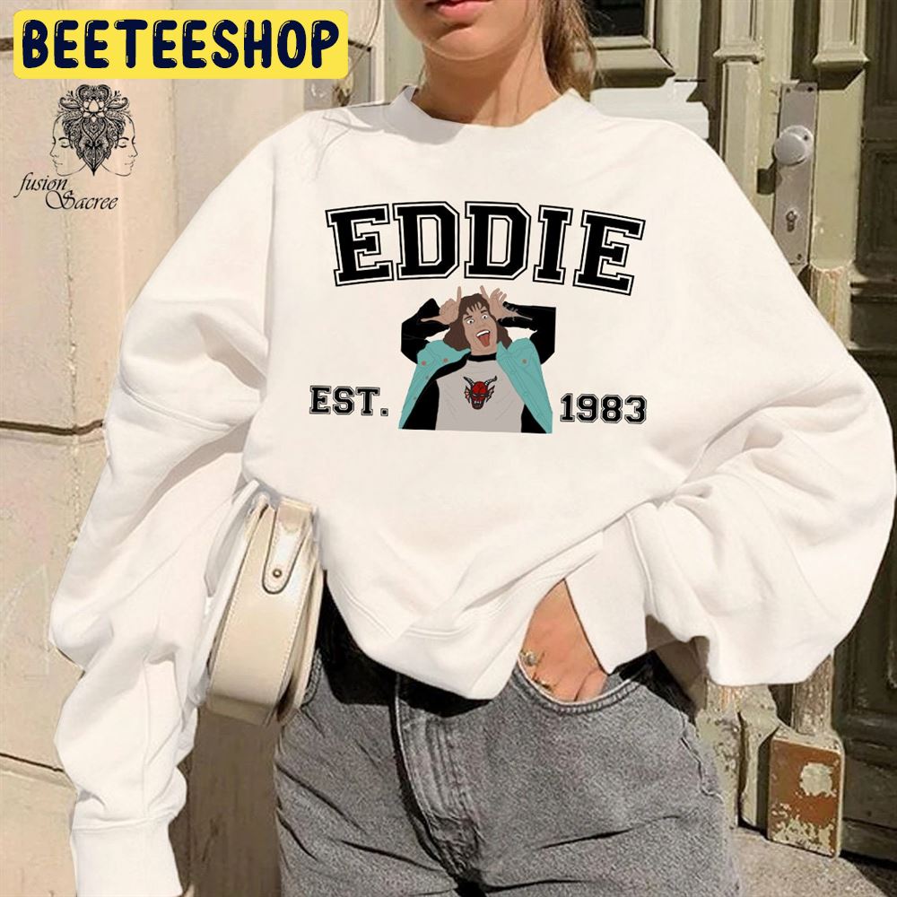 Eddie Est 1983 Stranger Things 4 Unisex Sweatshirt