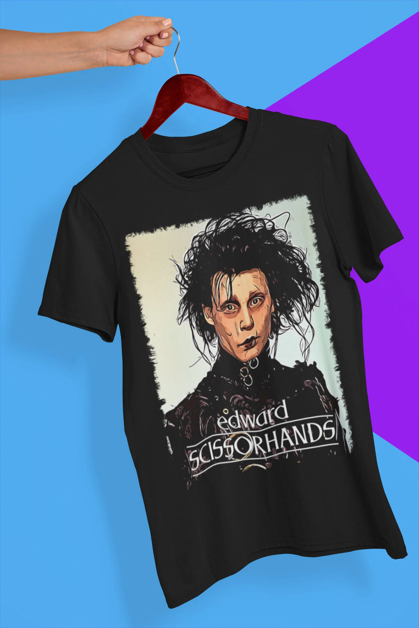 Edward Scissor Hands Fanart Halloween Unisex T-Shirt