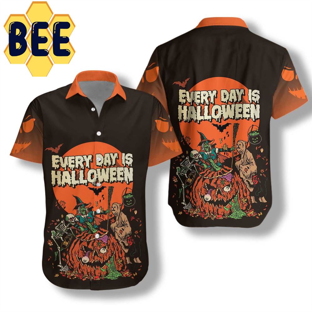 Everyday Is Halloween Shirt For Men Hawaiian Shirt