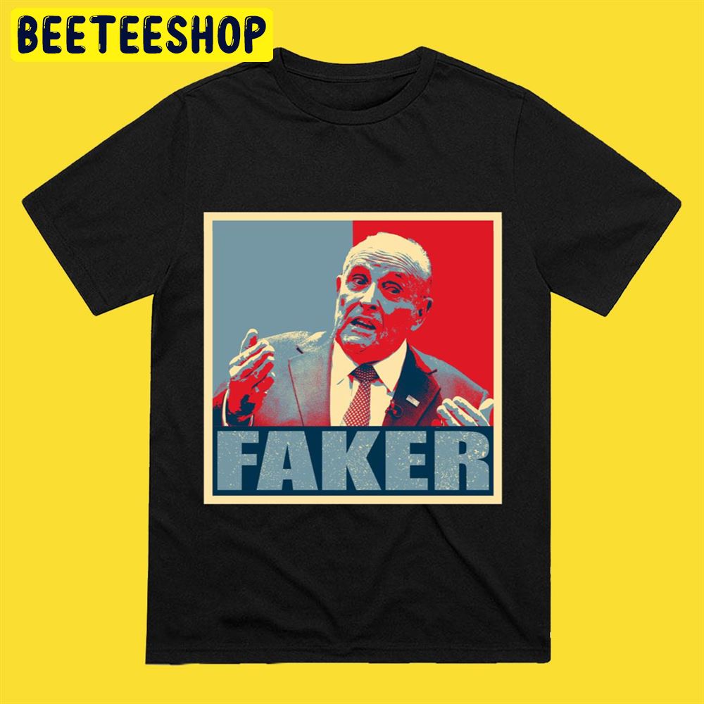 Faker Rudy Giuliani Retro Art Unisex T-Shirt