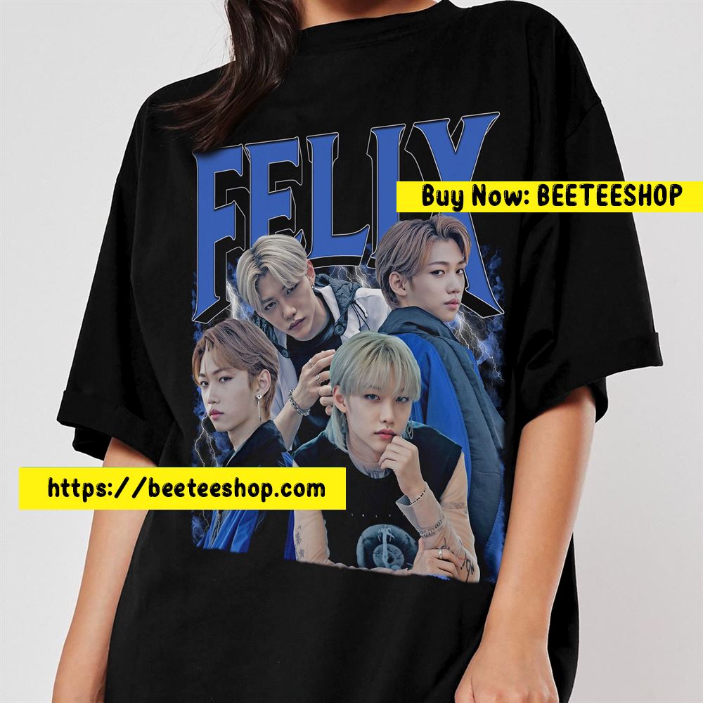 Felix Lee Straykids Korean Rapper Boyband Kpop Vintage Unisex T-Shirt