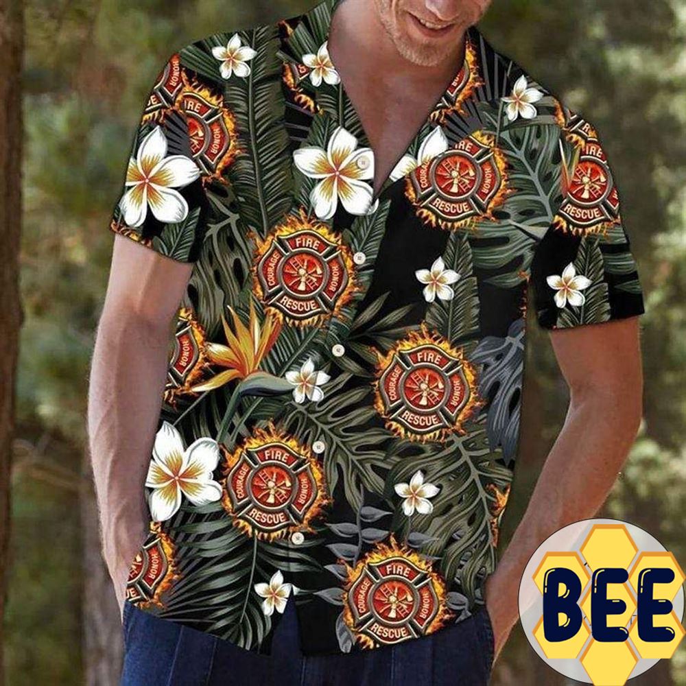 Firefighter Hawaiian Shirt