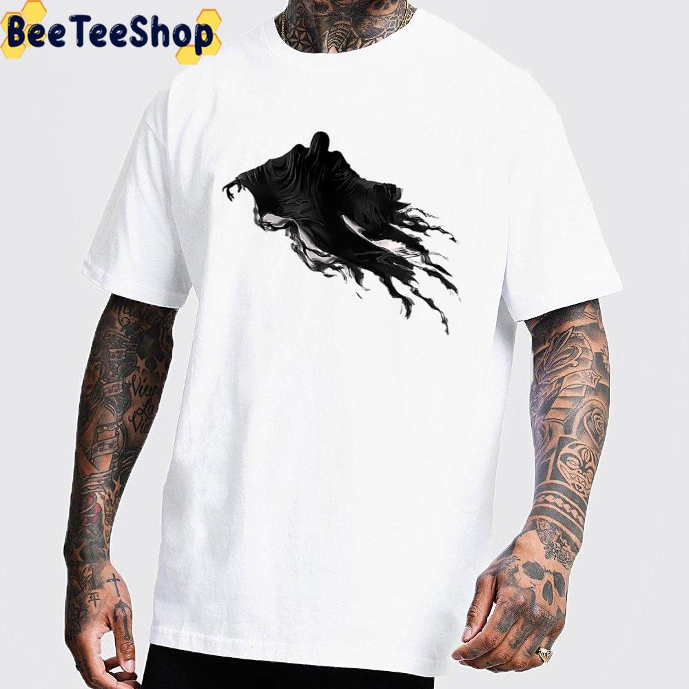 Floating Spirit Wizard Magic Silhouette Unisex T-Shirt