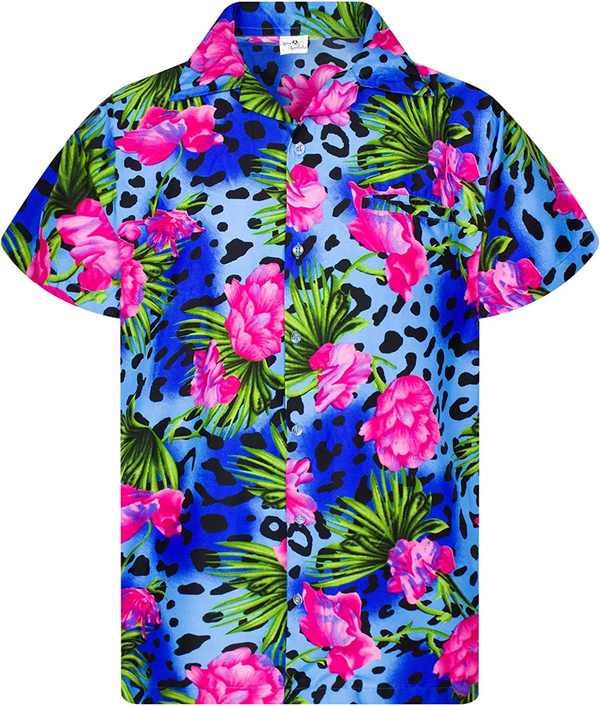 Flower Pink Hawaiian Shirt