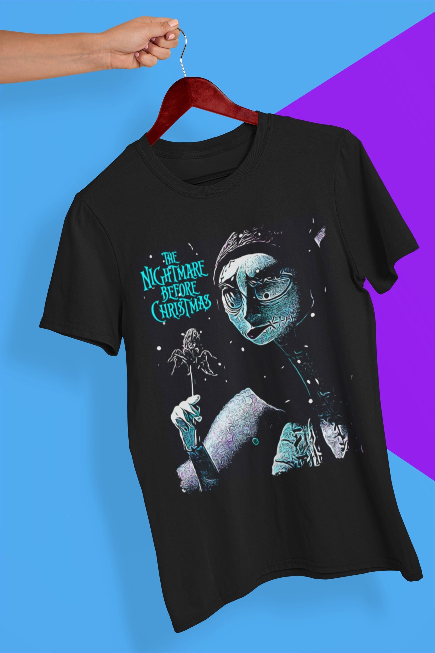 Flower The Nightmare Before Christmas Movie Halloween Unisex T-Shirt