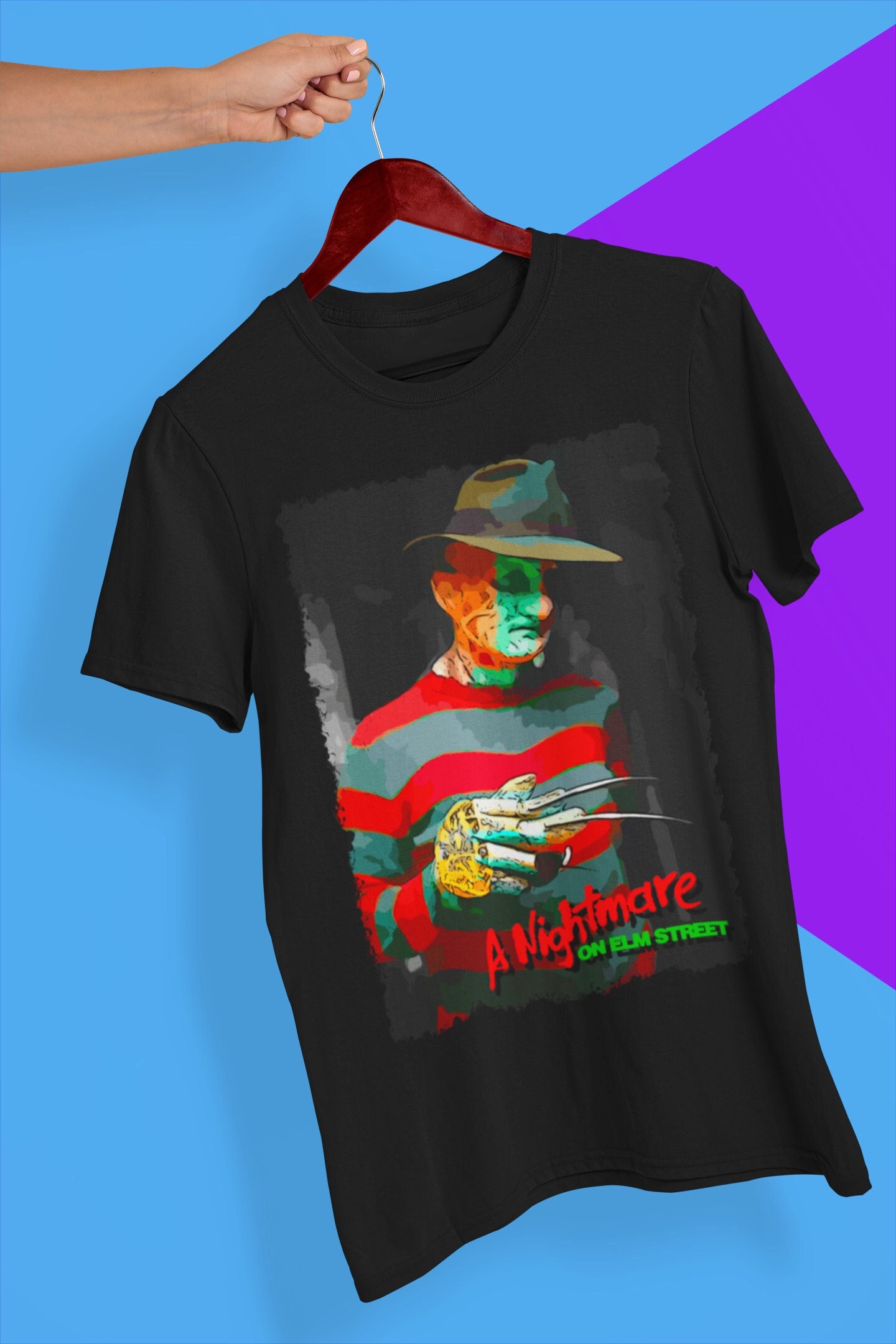 Freddie A Nightmare On Elm Street 80s Movie Halloween Unisex T-Shirt