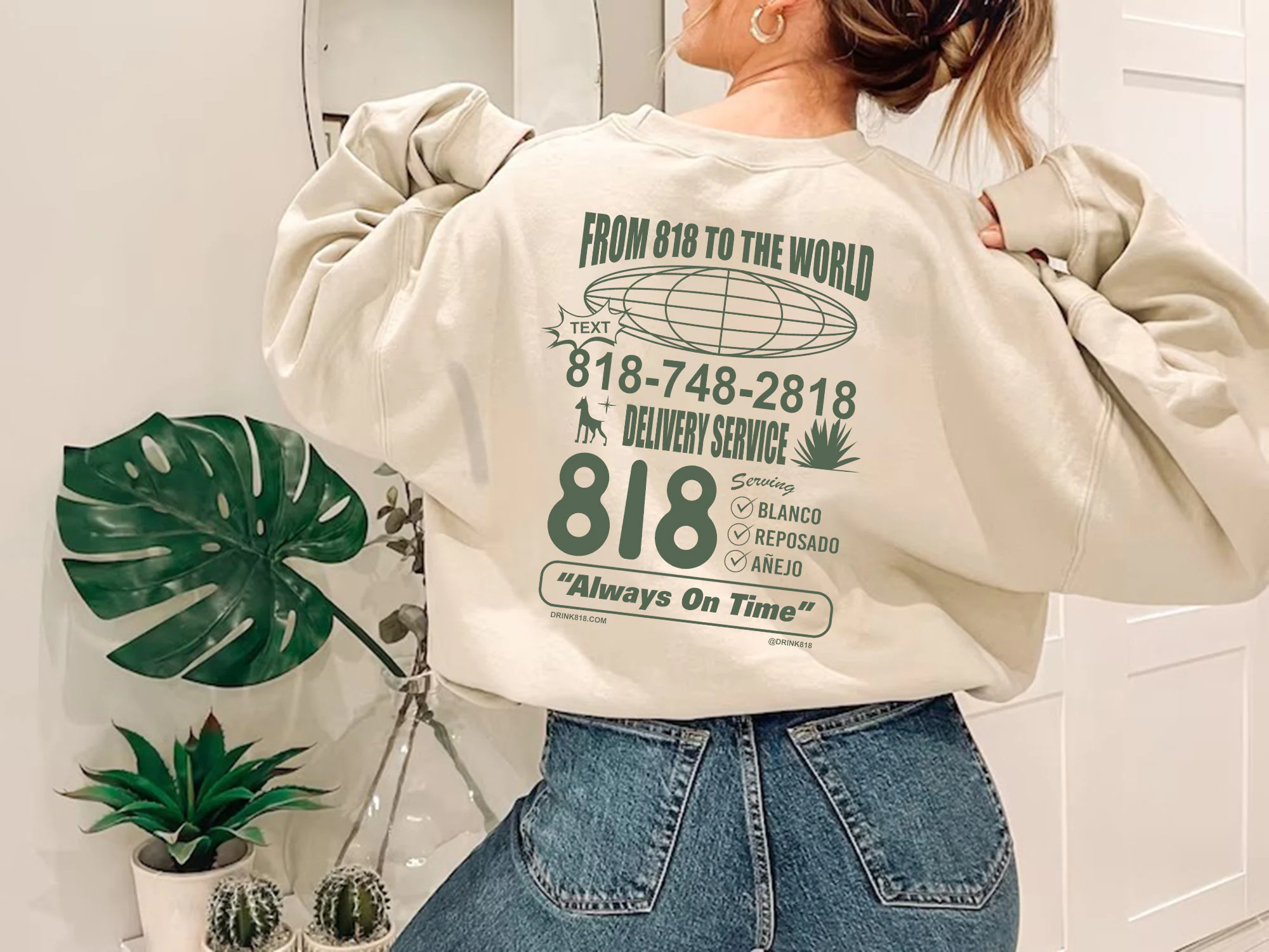 From 818 To The World Kendall Festival Cherry La Baby Unisex Sweatshirt