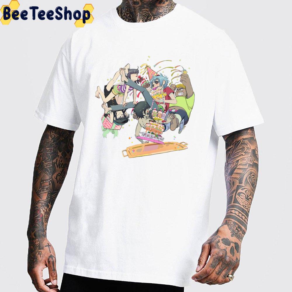 Funny Birthday Party Gorillaz Band Unisex T-Shirt