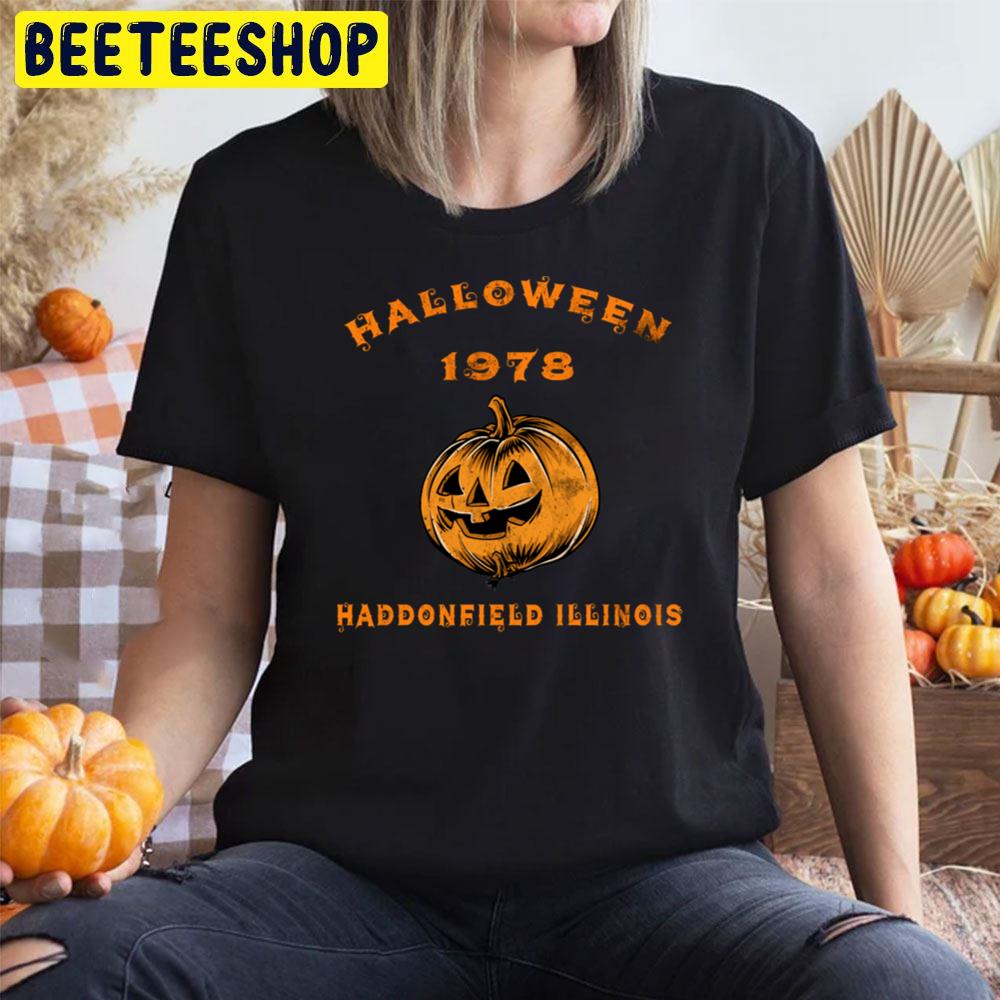 Funny Haunting Mansion 1978 Retro Vintage Gift 1978 Haddonfield Illinois Unisex T-Shirt