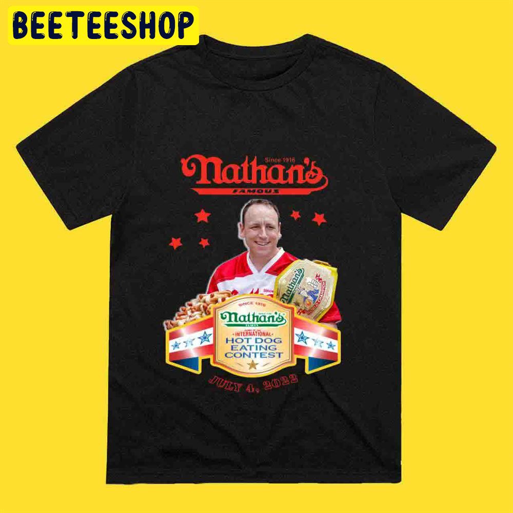 Funny Joey Chestnut Nathans Hot Dog Eating Contest 2021 Unisex T-Shirt