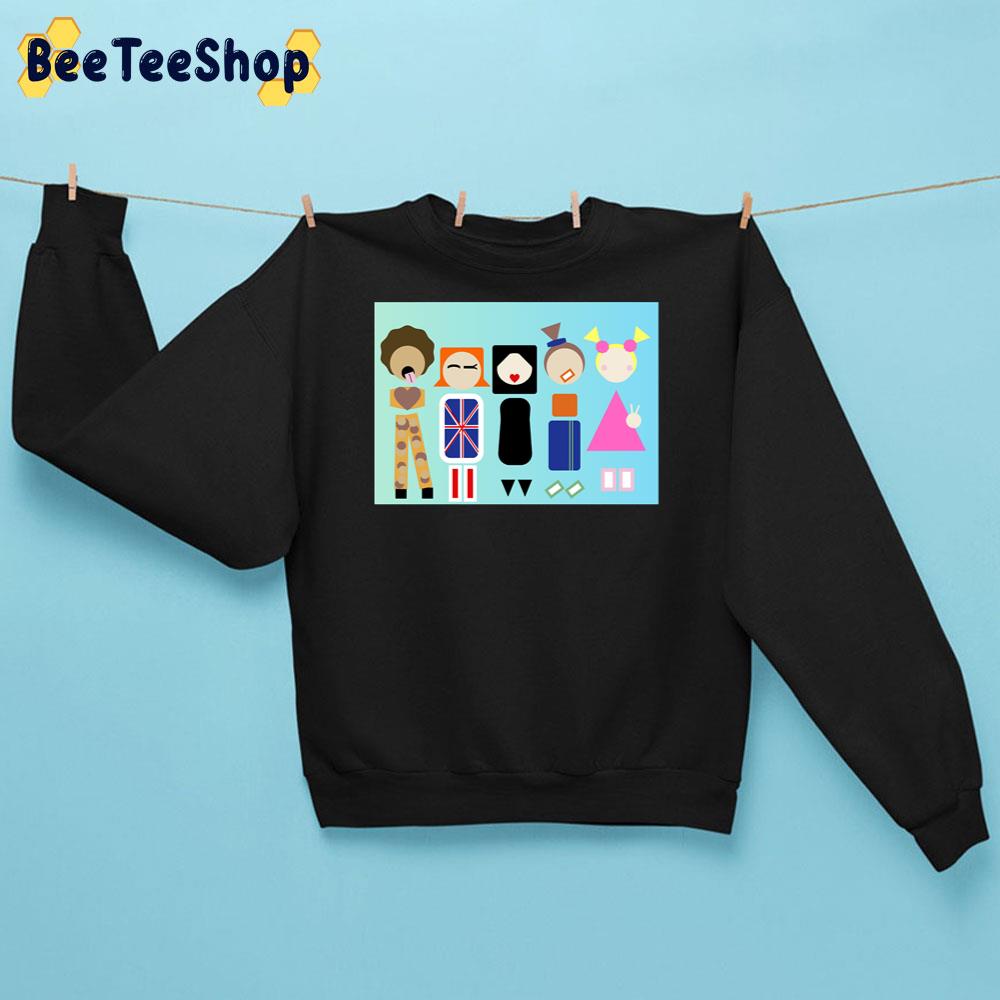 Geometric Design Spice Girls Band Unisex Sweatshirt