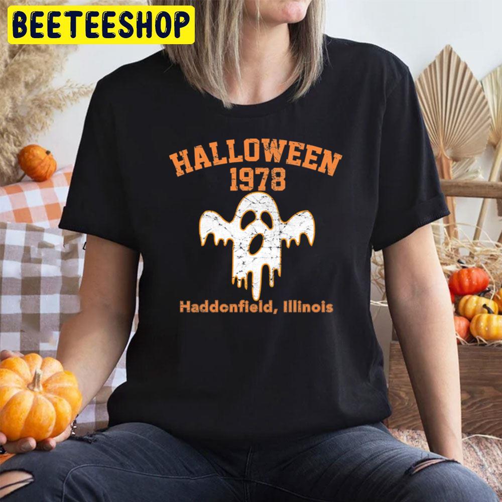 Ghost Halloween 1978 Haddonfield Illinois Unisex T-Shirt