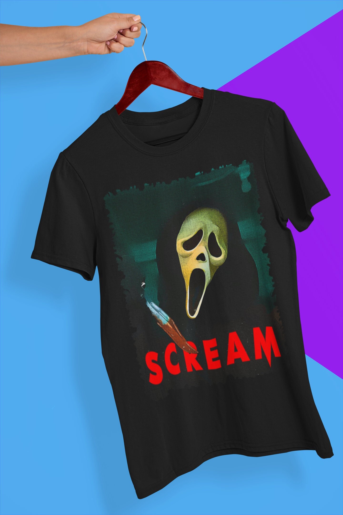 Ghostface Scream Movie Halloween Unisex T-Shirt