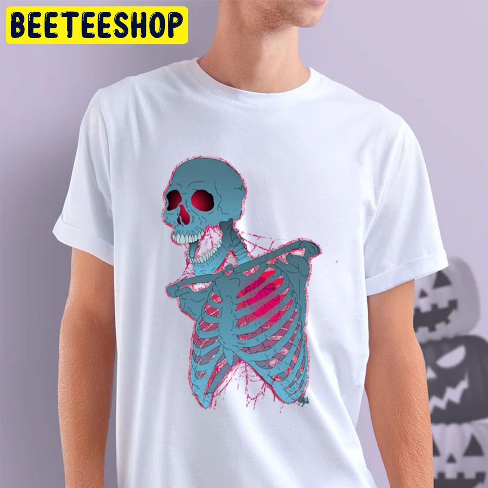 Glowing Heart Of The Dead Halloween Unisex T-Shirt