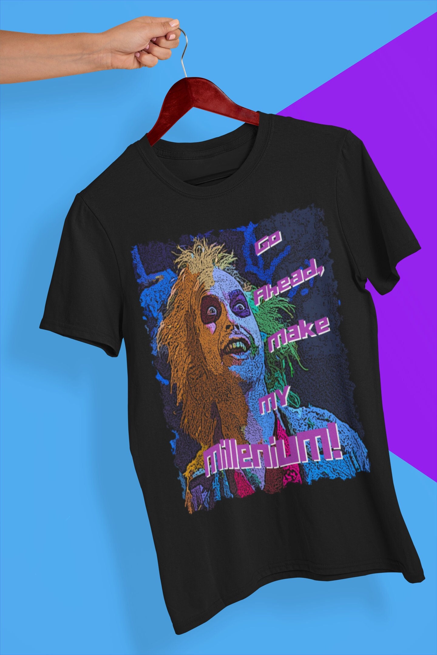 Go Ahead Make My Millenium Beetlejuice Movie Halloween Unisex T-Shirt