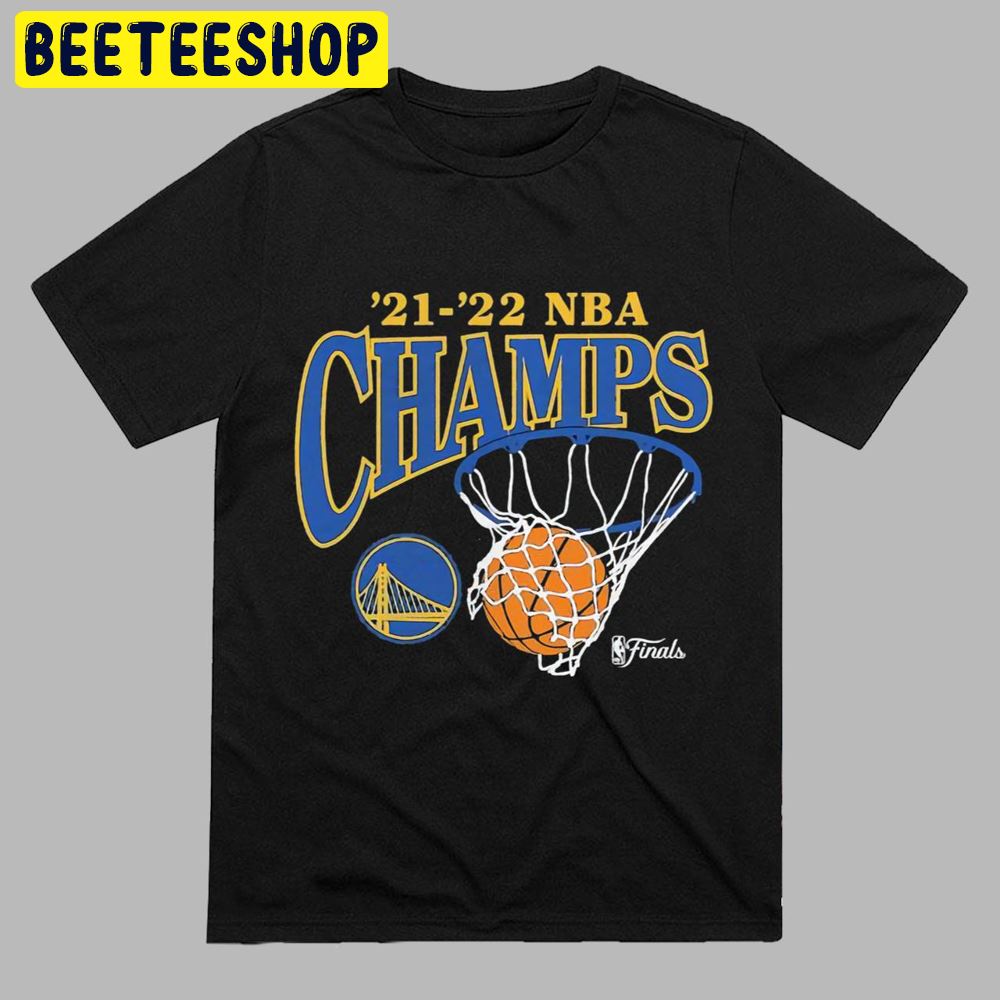 Golden State Warriors Fanatics Branded 2022 Nba Finals Champions Zone Hoops Unisex T-Shirt