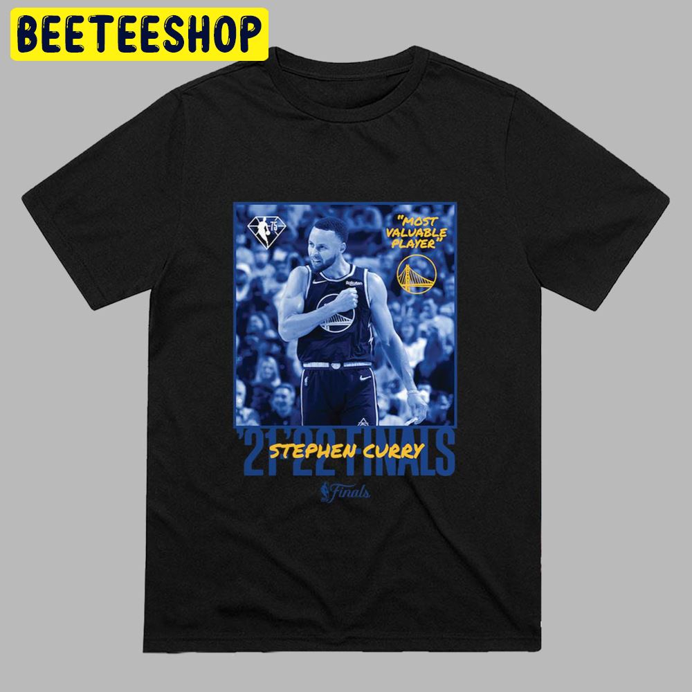 Golden State Warriors Stephen Curry Fanatics NBA Finals Champions MVP 2022 Unisex T-Shirt