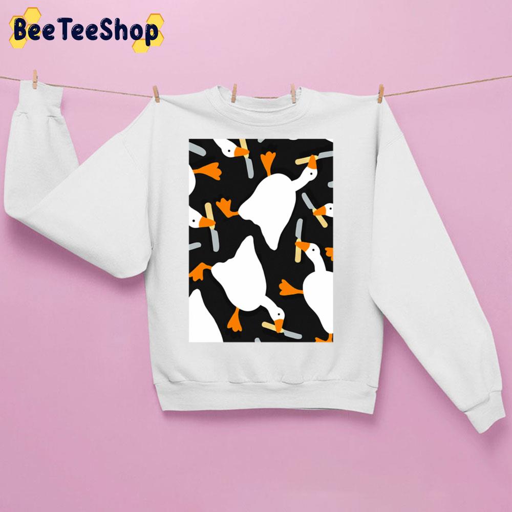 Goose With Knife Unisex Sweatshirt