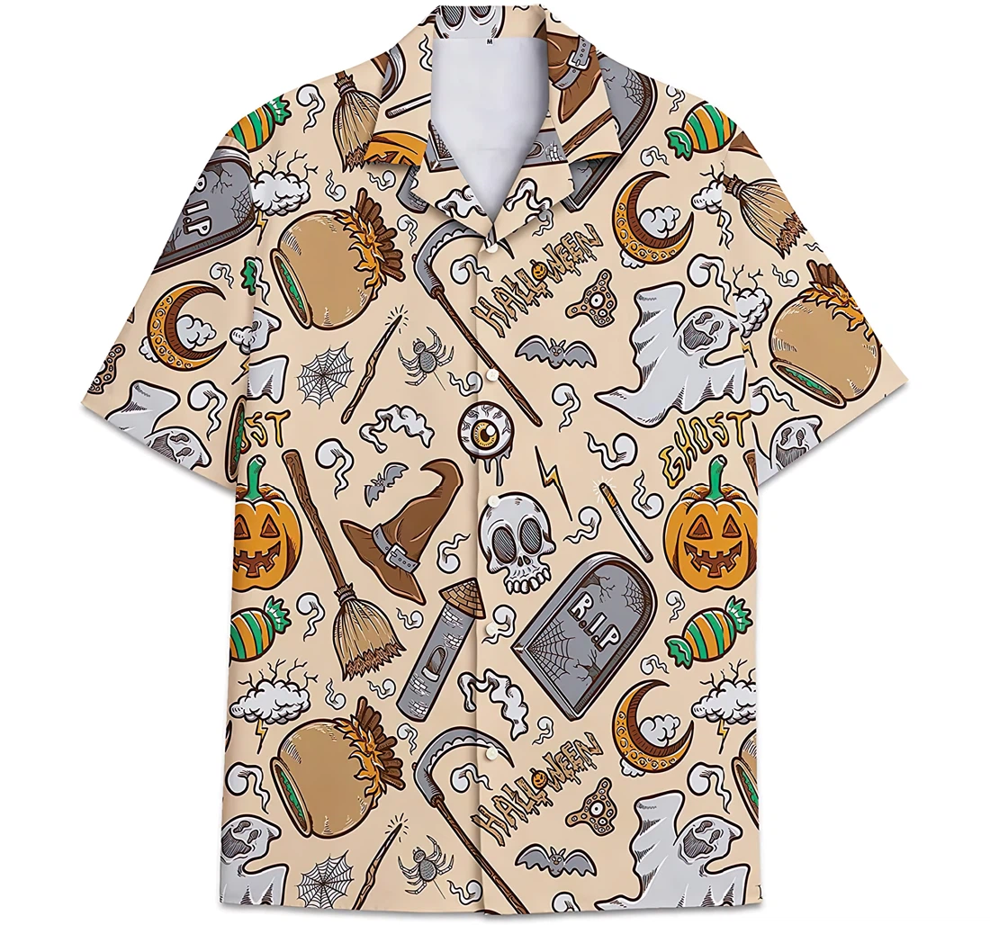 Gosh Pumpkin Halloween Hawaiian Shirt