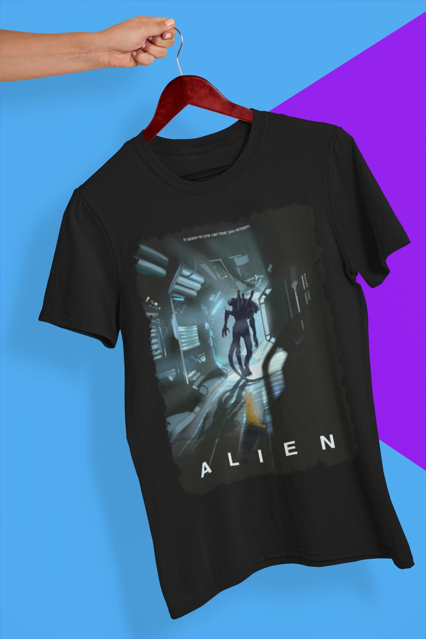 Graphic Art Alien Movie Halloween Unisex T-Shirt