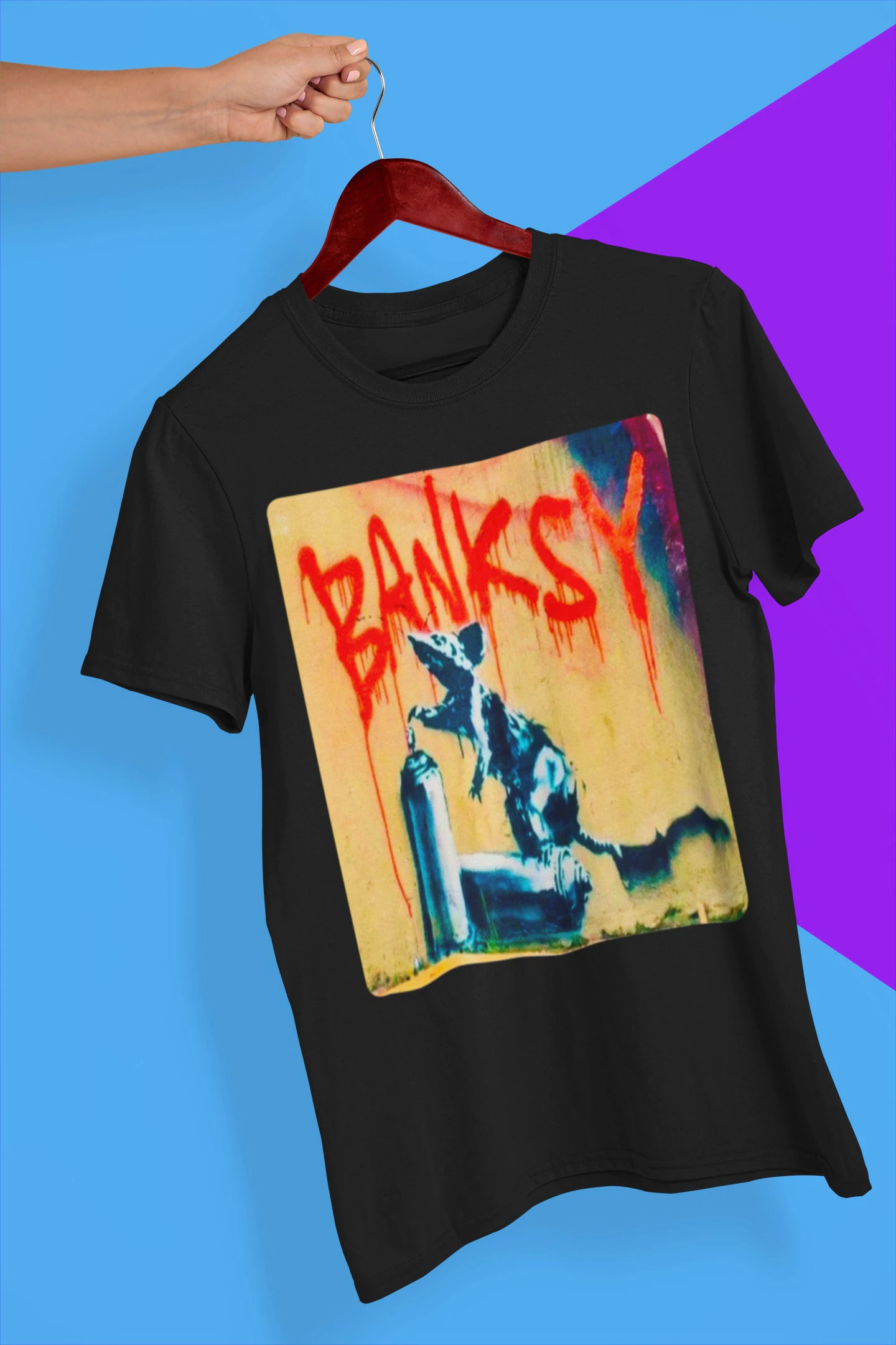 Graphic Art Banksy Street Art Halloween Unisex T-Shirt