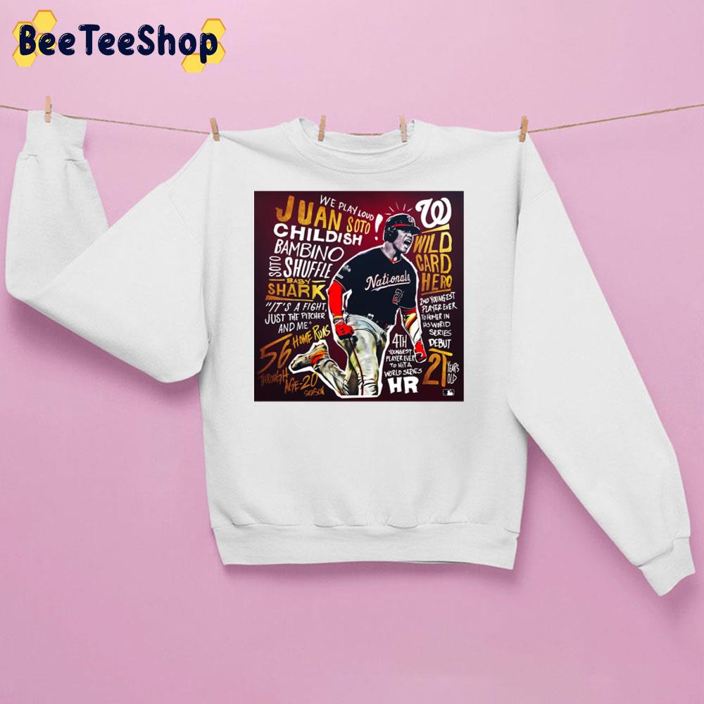 Graphic Art Juan Soto Baseball Unisex Sweatshirt