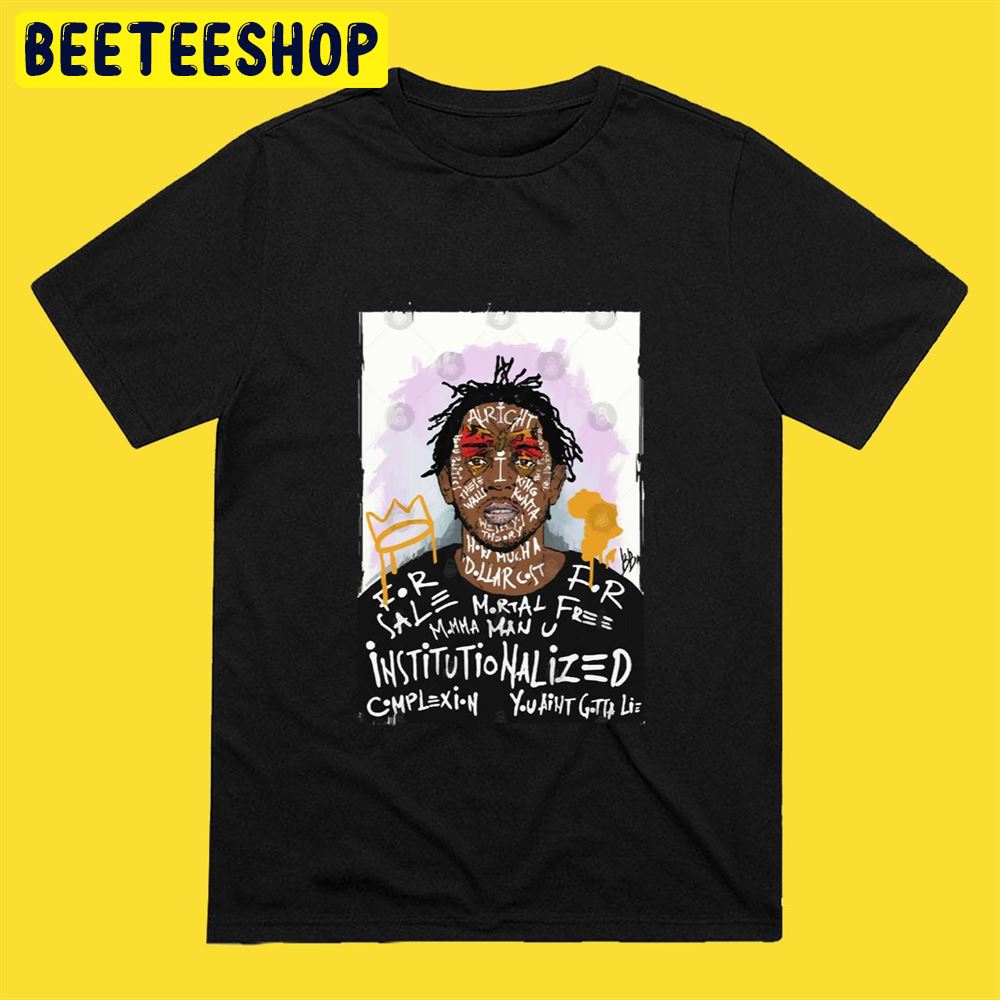 Graphic Art Kendrick Lamar Rapper Unisex T-Shirt