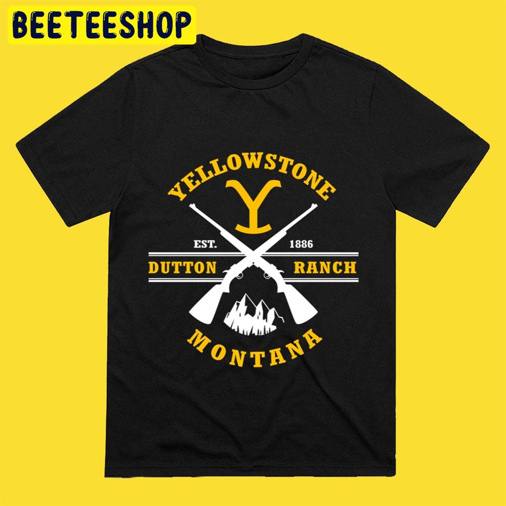 Graphic Art Yellowstone Dutton Ranch Guns Unisex T-Shirt