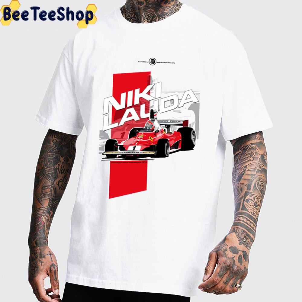 Graphic Niki Lauda F1 1976 Racing Unisex T-Shirt