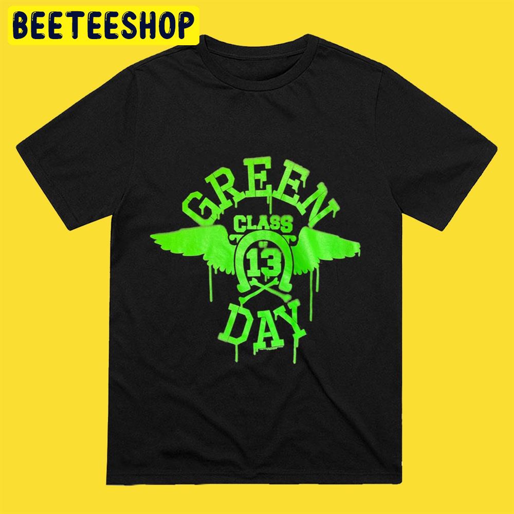 Green Day Men’s Neon Black Unisex T-Shirt