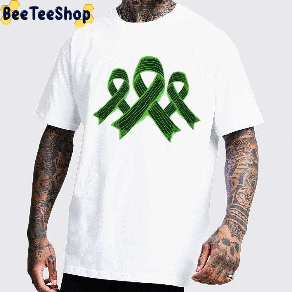 Green Ribbon Protest Against Ukraine Invasion Green Ribbon Unisex T-Shirt