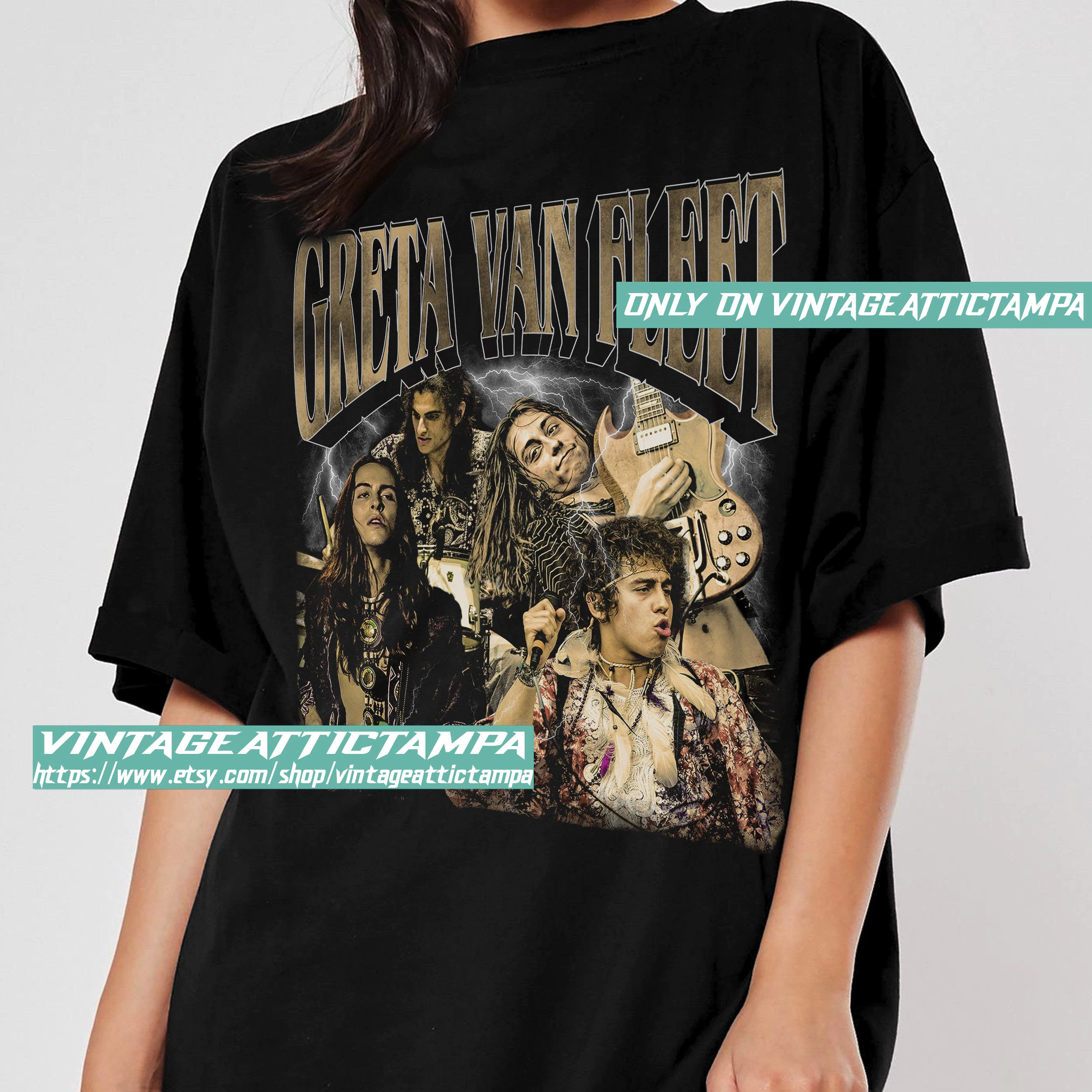 Greta Van Fleet Strange Horizons 2022 Rock Band Vintage Unisex T-Shirt