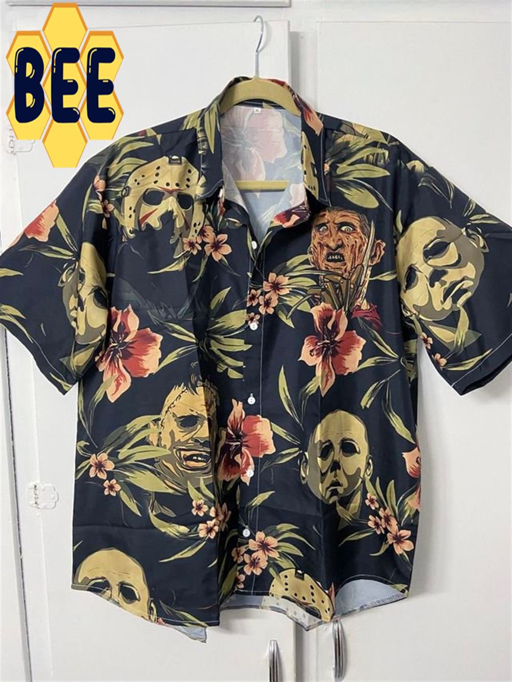 Halloween Horror Characters Michael Myers Hawaiian Shirt