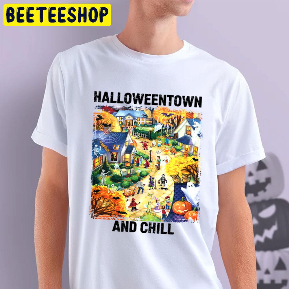 Halloweentown And Chill Art Unisex T-Shirt