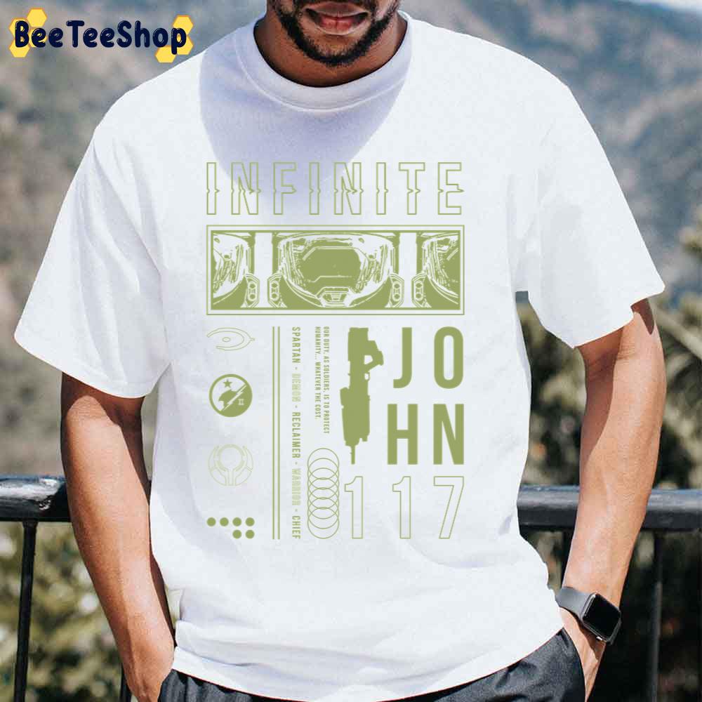 Halo Infinite Master Chief Aesthetic Game Unisex T-Shirt