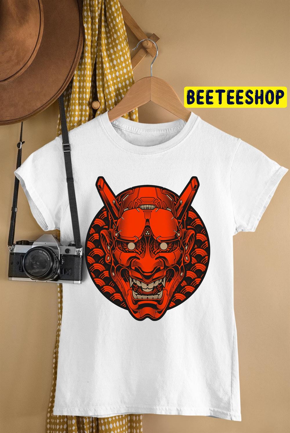 Hannya Demon Mecha Art Unisex T-Shirt