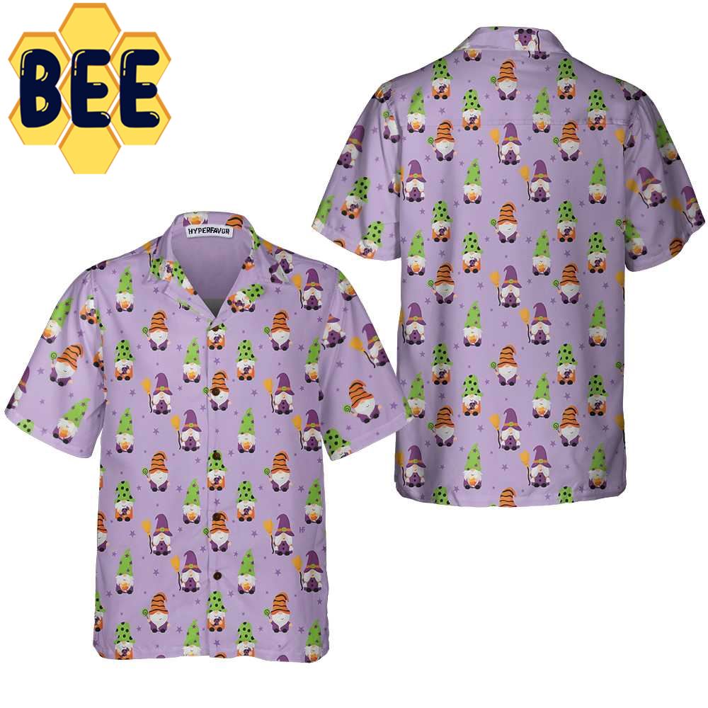 Happy Halloween Gnomes Hawaiian Shirt