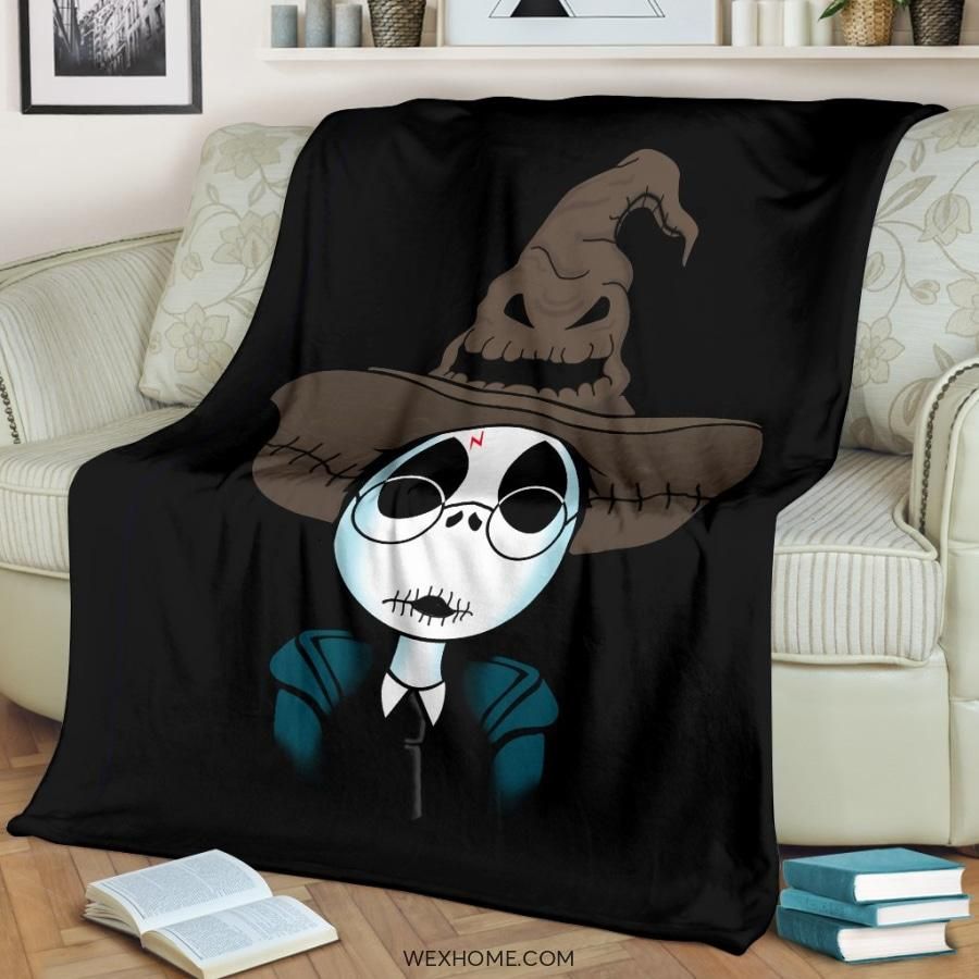 Harry Potter Jack Skellington Best Seller Fleece Blanket Throw Blanket Gift