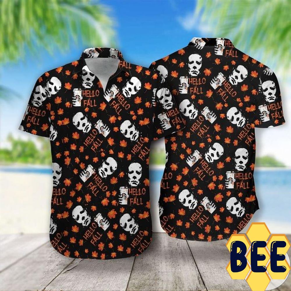 Hello Fall Michael Myers Halloween Hawaiian Shirt