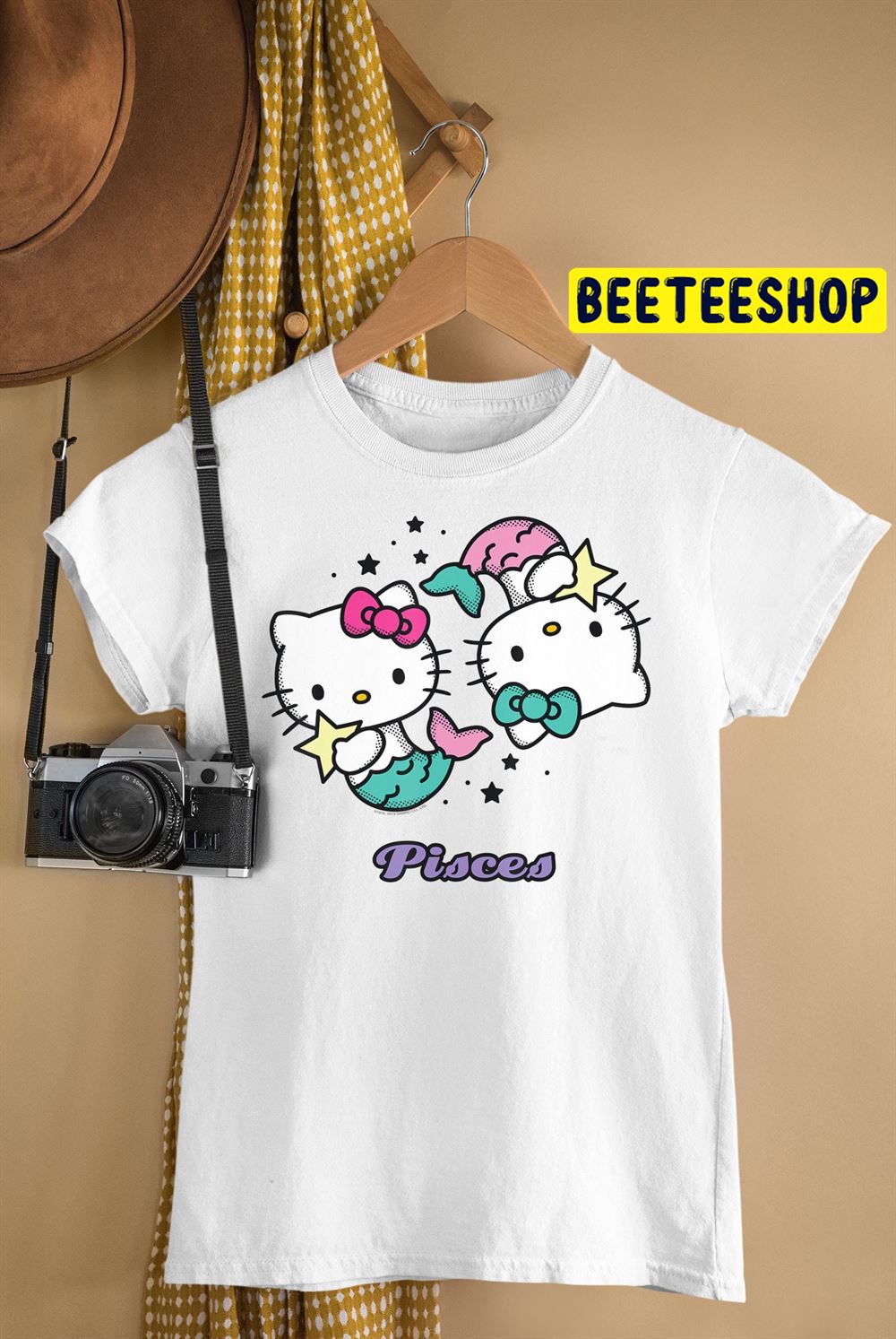 Hello Kitty Zodiac Pisces Unisex T-Shirt - Beeteeshop