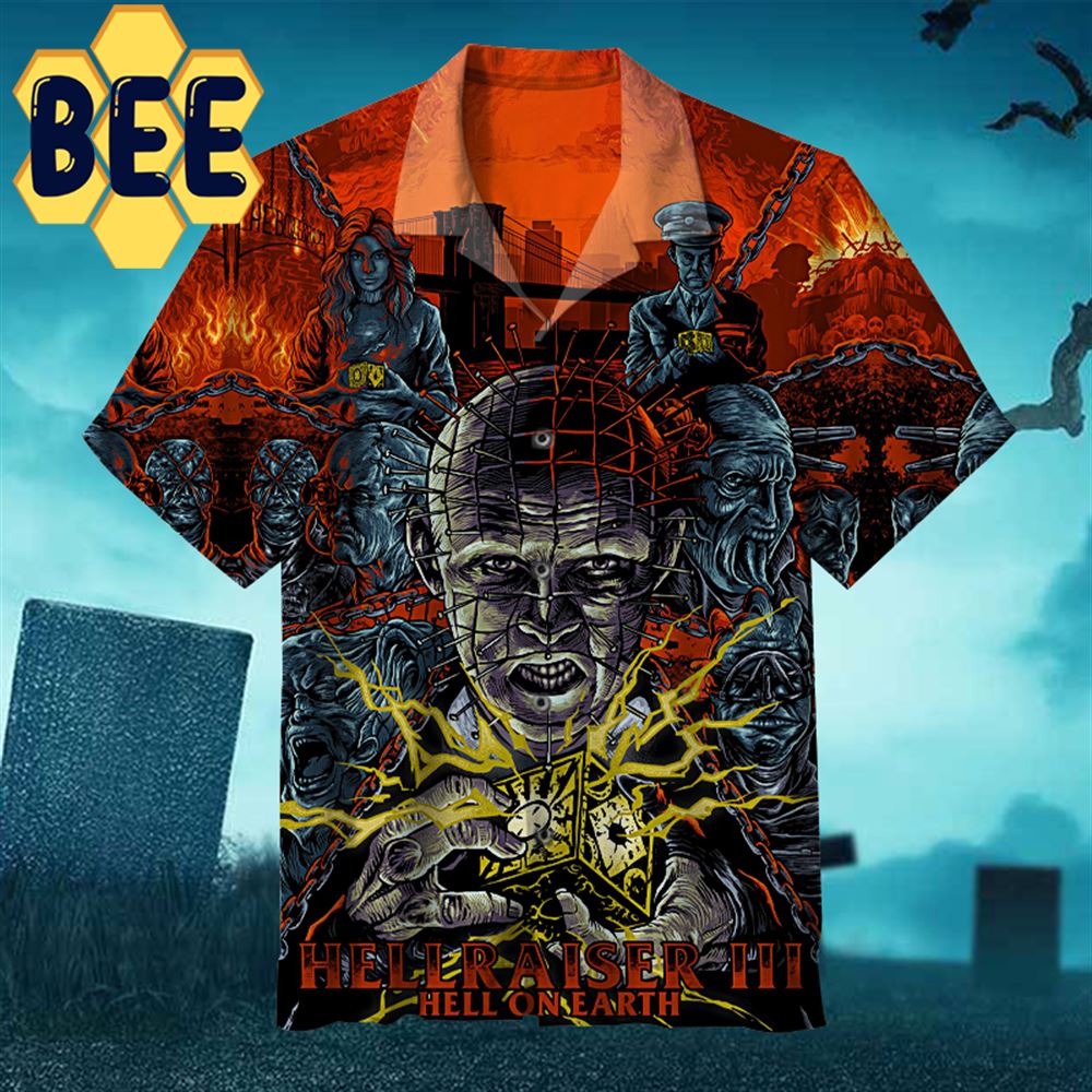 Hellraiser Film Series Halloween Hawaiian Shirt