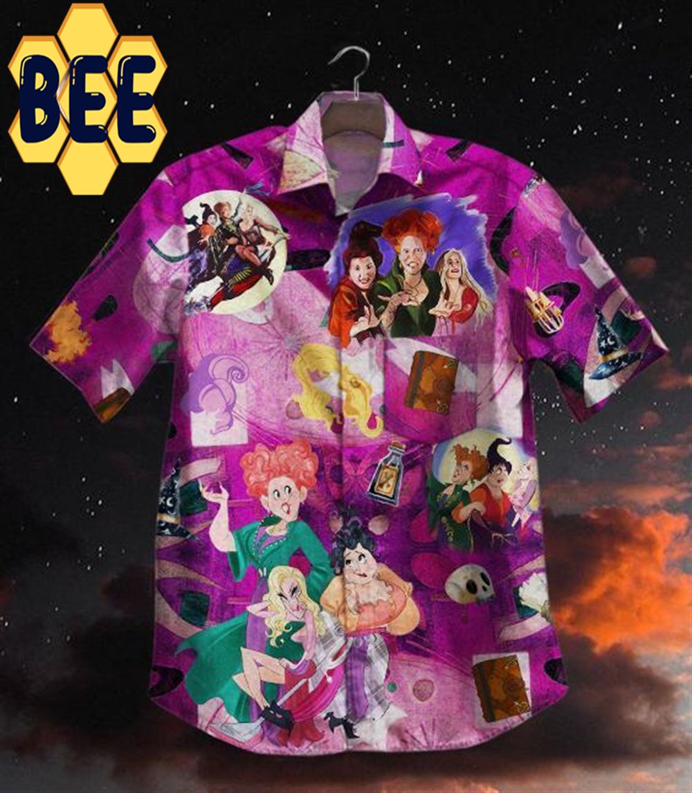 Hocus Pocus Sanderson Sisters Movie Halloween Hawaiian Shirt