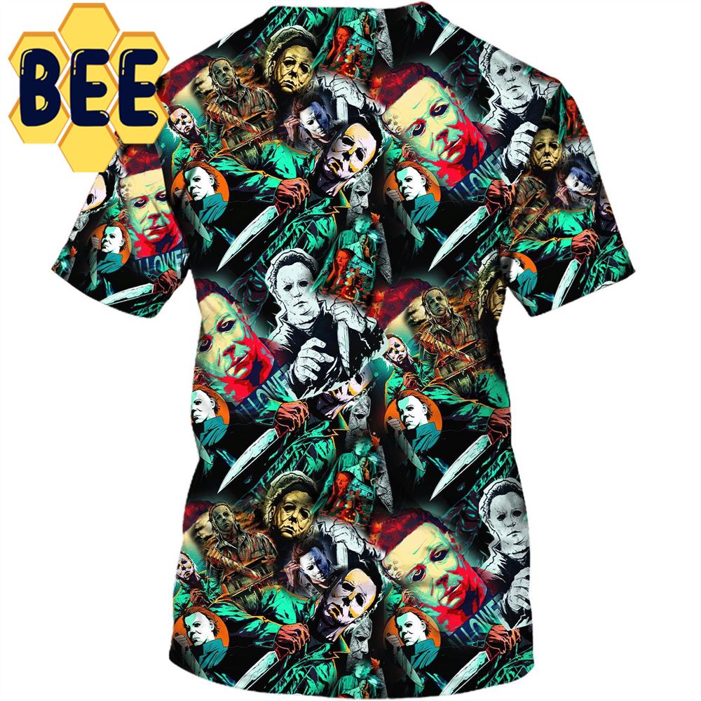 Horror Film Michael Myers Halloween Hawaiian Shirt - Beeteeshop