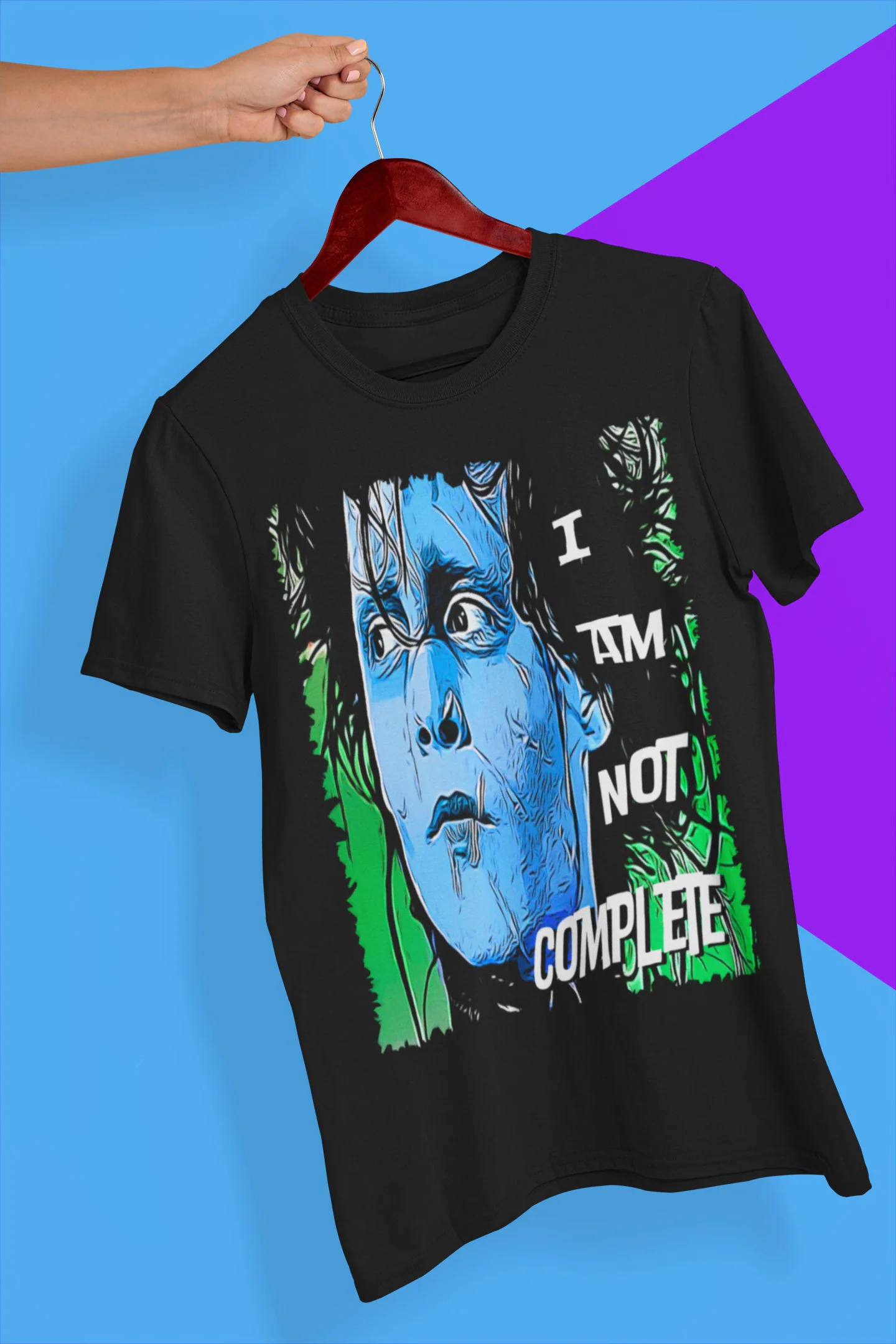 I Am Not Complete Edward Scissor Hands Halloween Unisex T-Shirt