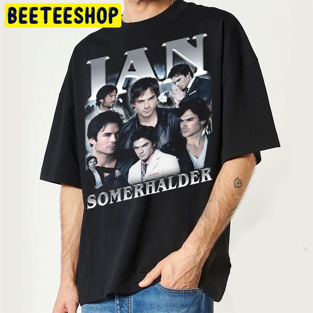 Ian Somerhalder Retro Vintage Unisex T-Shirt