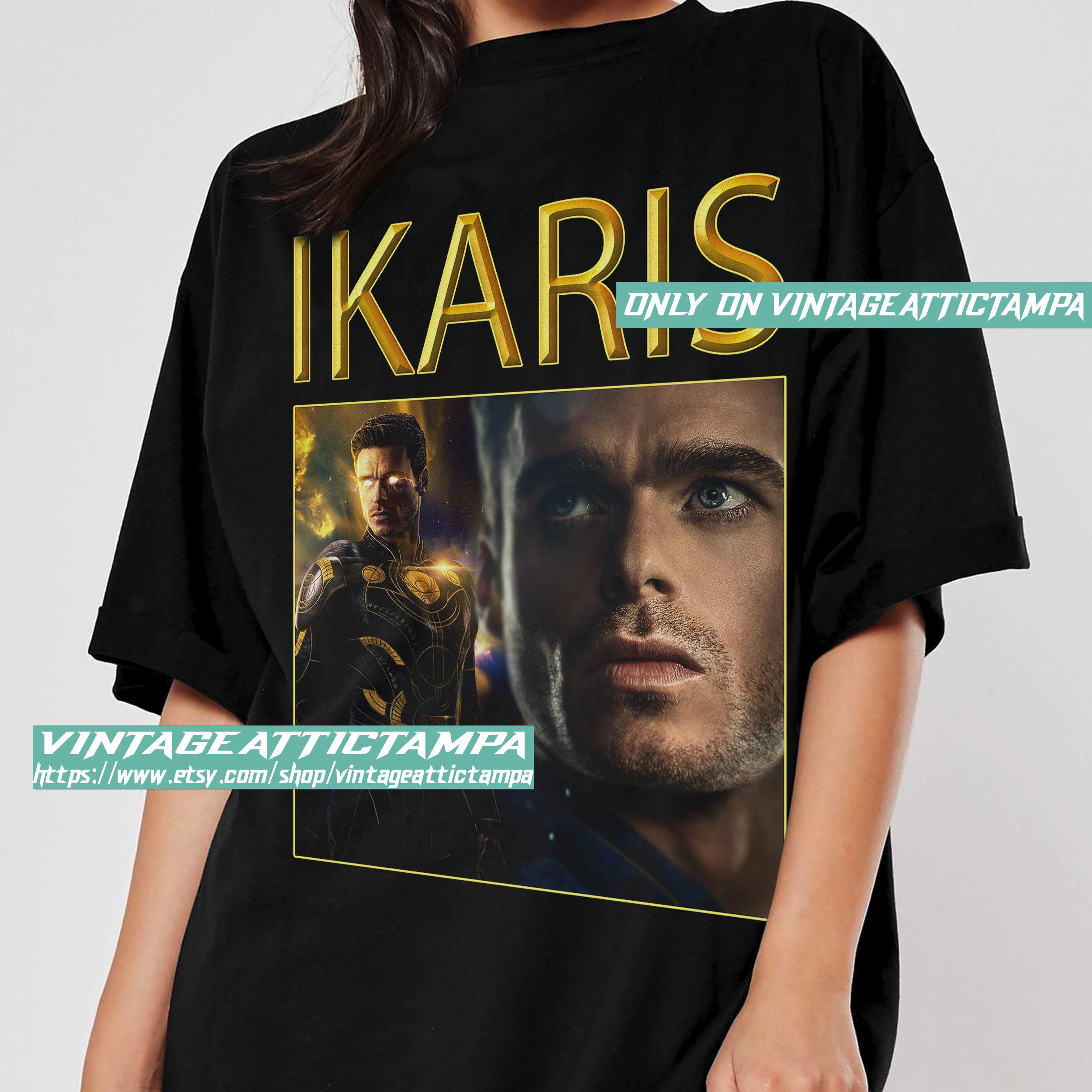 Ikaris Richard Madden Comic Ikaris Vintage Unisex T-Shirt