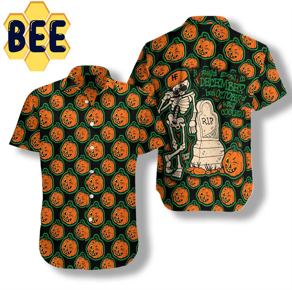 Is Way Cooler Halloween Hawaiian Shirt